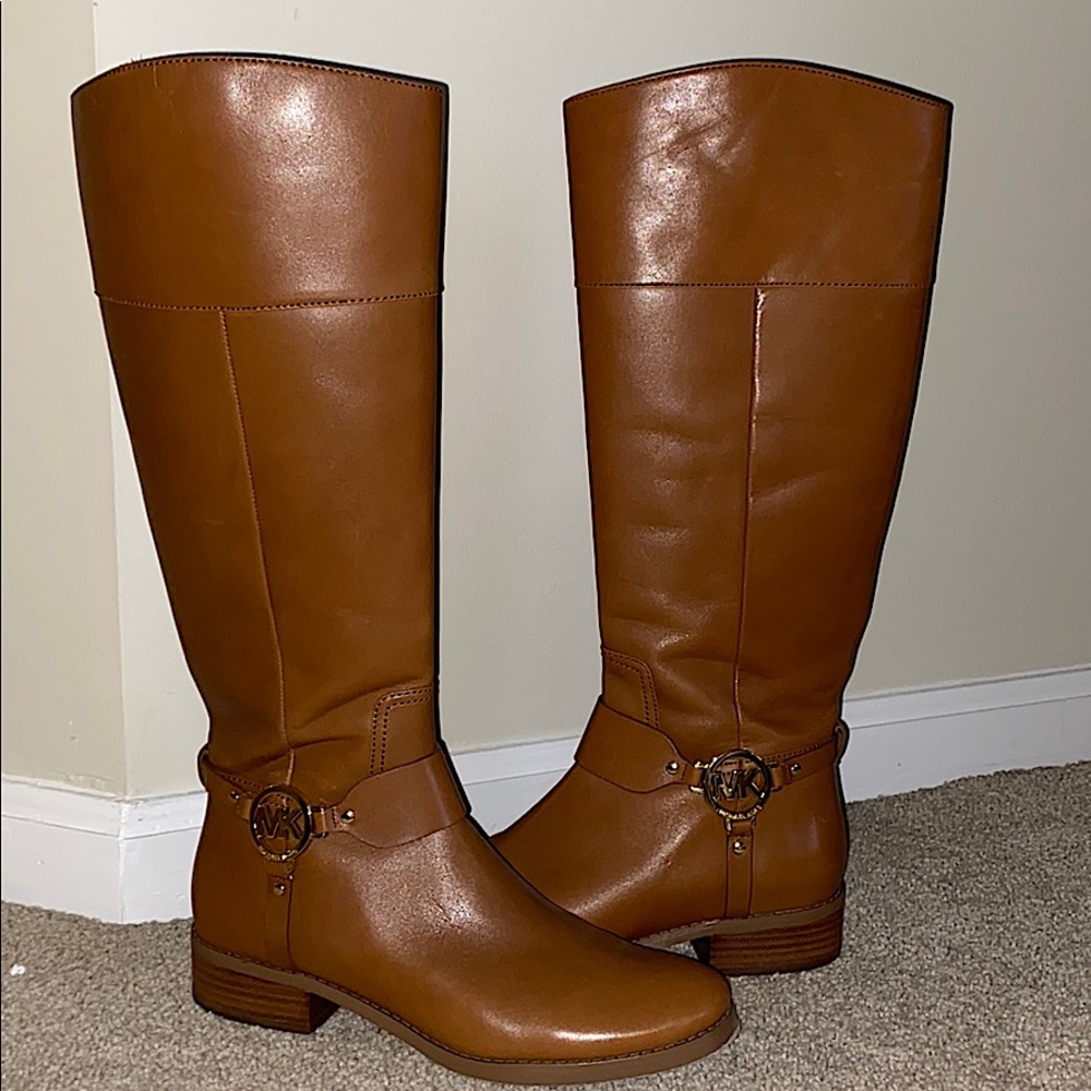 Michael Kors Riding Boots Brown